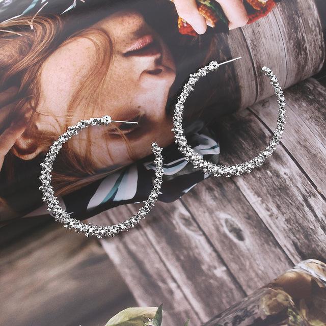 Новая модная тенденция, уникальный дизайн, элегантные нежные ретро преувеличенные многослойные серьги-гвоздики, женские ювелирные изделия, подарки на вечеринку, оптовая продажа