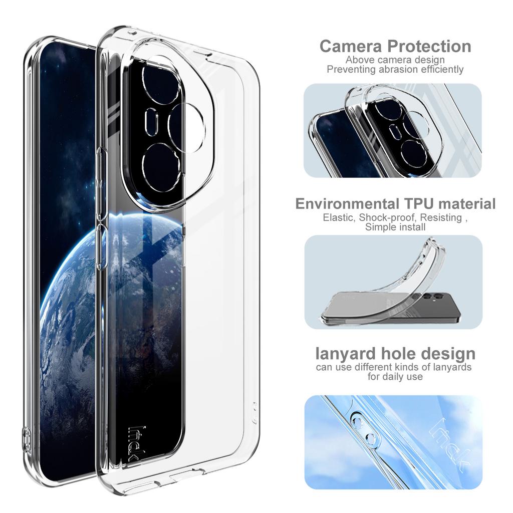 IMAK UX-5 Series For Honor 400 Pro 5G (Global) Case Shockproof TPU Clear Slim Back Shell