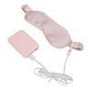 Heating Blindfold Fatigue Relief Hot Compress Therapy Dark Circle Removal Eye Patch (Pink)