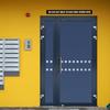 Tenceur 15 шт. Эта дверь должна оставаться незапертой в рабочее время Наклейка 2 x 24 дюйма Самоклеящаяся наклейка Черный знак рабочего времени для двери