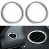 2Pcs Car Dashboard Air Vent Outlet Cover Ring Trim For Mercedes-Benz GL X166 2013-2015 For ML W166 2012-2015 For B Class W246