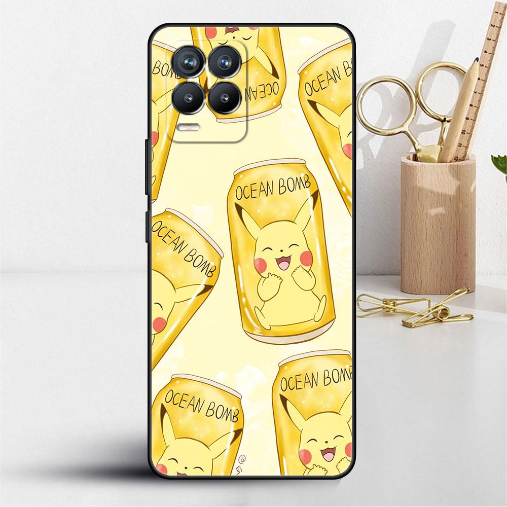 Чехол с изображением аниме-покемонов для Realme 8 C21y GT Neo 2 3 8i C21 7 C11 6 C12 C35 C3 GT 9 Pro C12 силиконовый чехол для телефона TPU