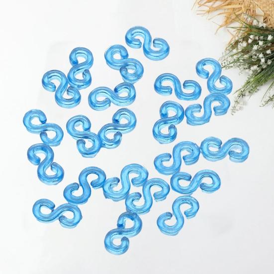 Радужные аксессуары, 500 шт./компл., эластичные резинки, ювелирные изделия «сделай сам», S-образные пряжки для надежно сплетенных браслетов