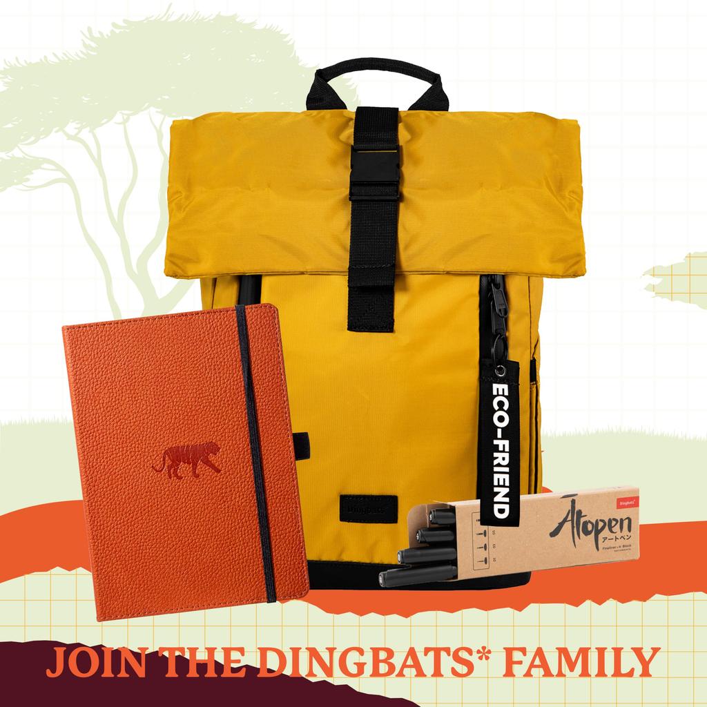 Тетрадь A5 в твердом переплете из ПУ кожи кремового цвета с точечной и линованной бумагой 100 г/м² и дингбатами «Дикое животное» - Тетрадь, Тигр, - - - Перфорированная,