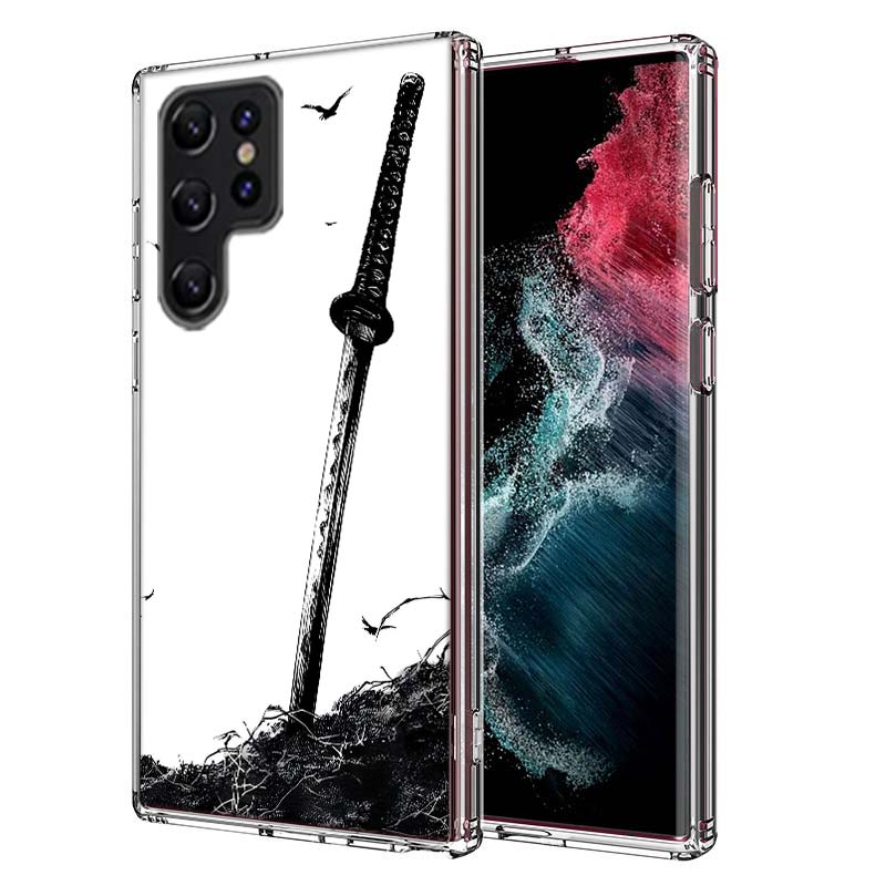 Manga Vagabond Capa Phone Case For Samsung S26 Ultra S25 Edge Galaxy S23 S21 S20 S24 FE S22 S10 Plus Cover Clear TPU Shell Coque