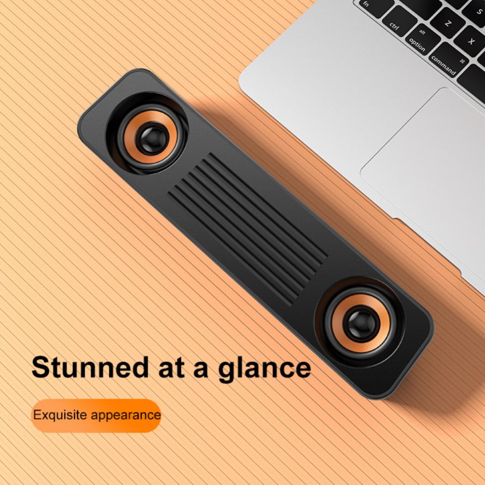 Проводной мини-портативный USB-динамик, музыкальный плеер, усилитель, громкоговоритель, стереозвук, коробка для компьютера, настольного ПК, ноутбука, ноутбука