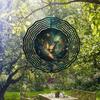 3D Metal Wind Spinner Enchanted Forest Butterfly Glowing Lights Outdoor Decor for Garden Patio Yard No Electricity Needed Gift for Men Women