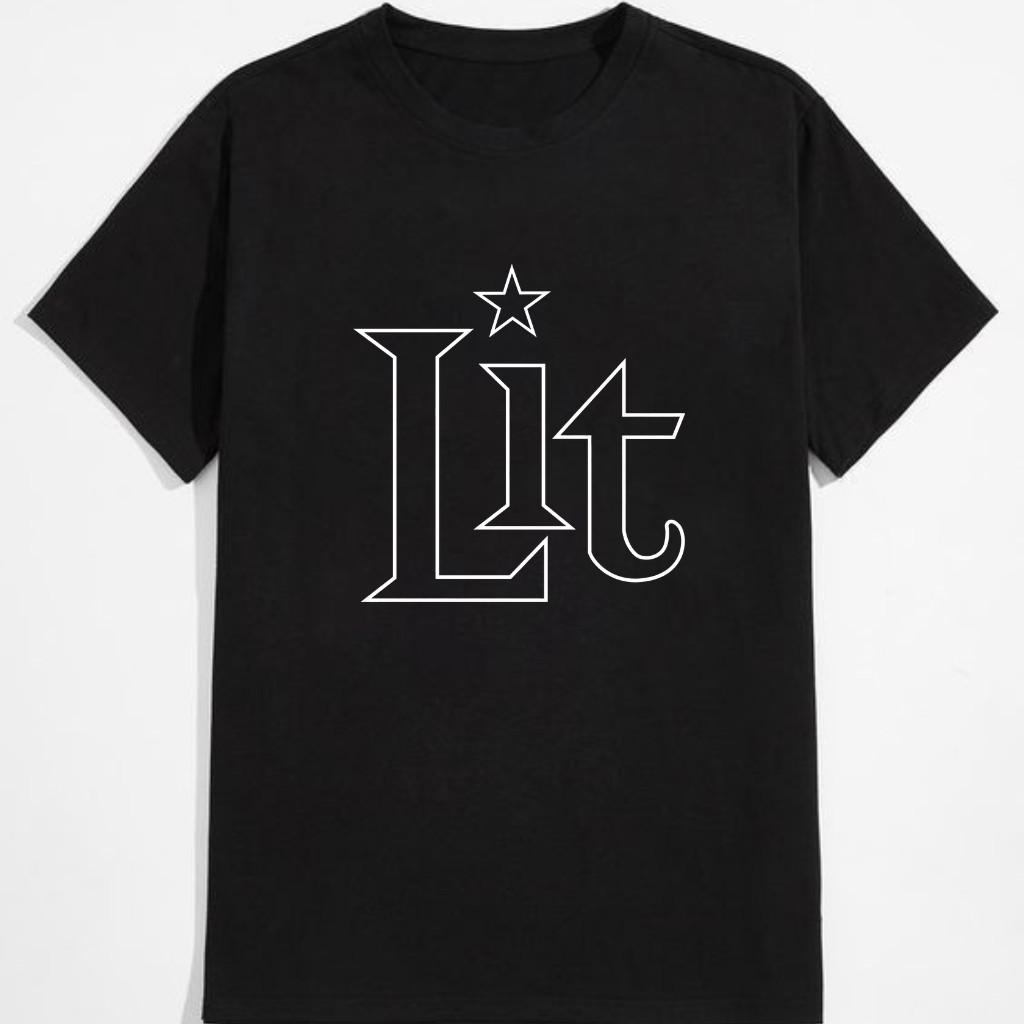 Lit Basic Logo Cotton Unisex T-Shirt Full Size S–5XL