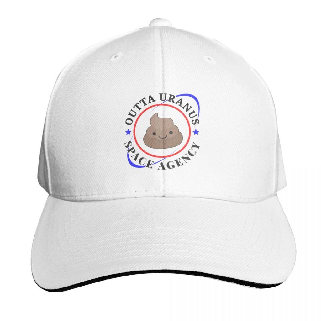 Outta Uranus Space Agency Logo Baseball Cap Uv Protection Solar Hat Hip Hop Trucker Cap Streetwear Unisexs Womens