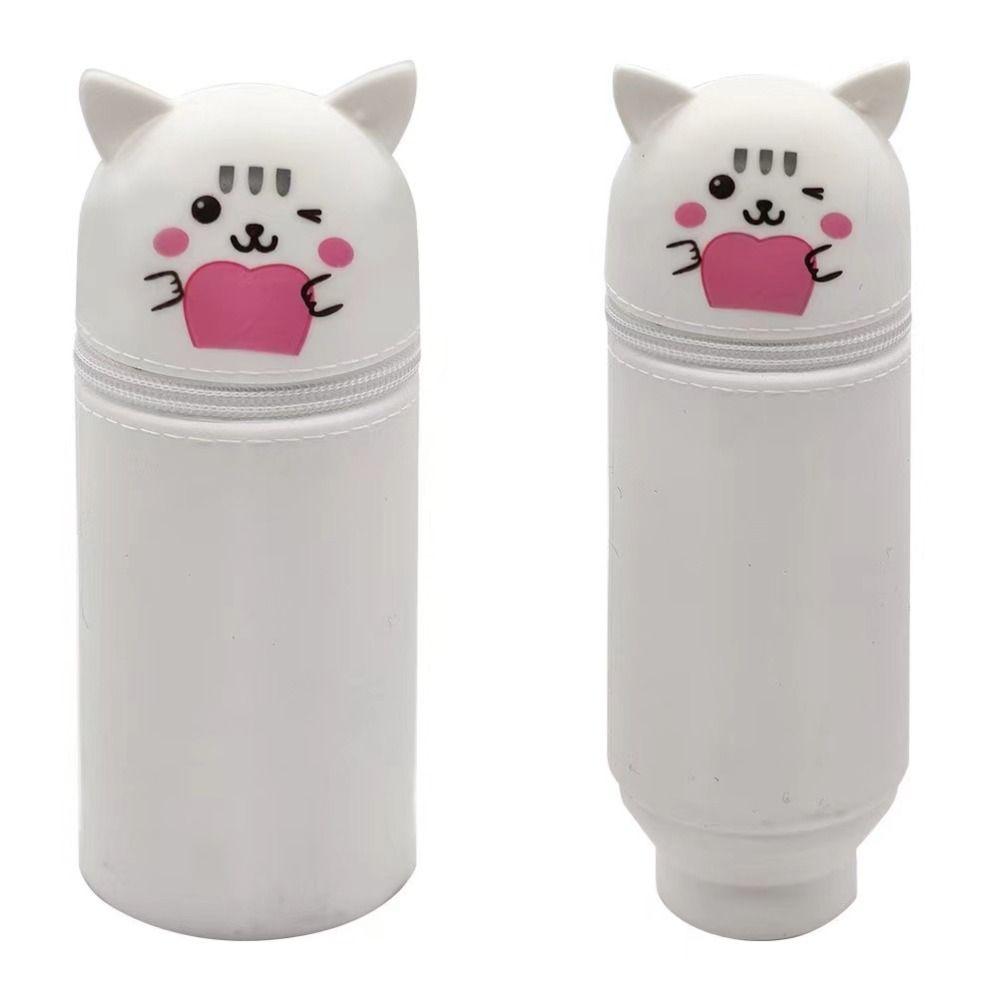 Мультяшный силиконовый пенал Силиконовый пенал в форме животного Высококачественная сумка для хранения канцелярских товаров