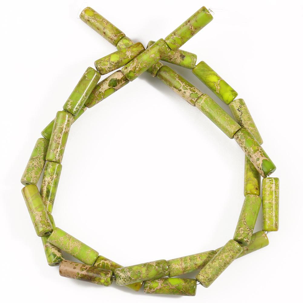 Натуральный осадочный камень яшмы, имперская трубчатая колонна, свободные бусины-разделители для изготовления ювелирных изделий 15 дюймов