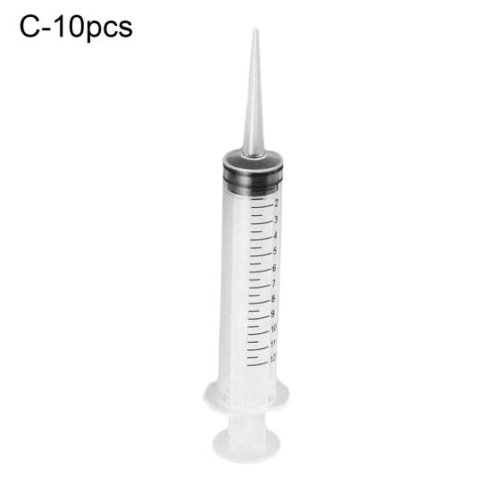 Yousheng 10 шт. 12 мл одноразовый стоматологический шприц прозрачный изогнутый шприц инструмент для промывания зубов инструмент для извлечения стоматологической ирригационной жидкости уход за зубами