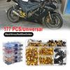 Motorcycle Fairing Bolts Kit Bodywork Fastener Clip Motorcycle Screws Full Fairing Bolts Kit