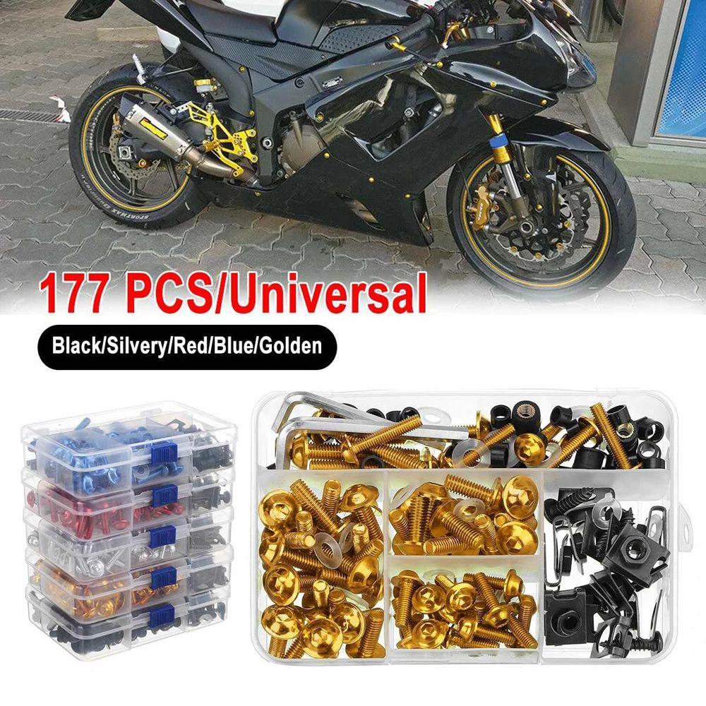 Motorcycle Fairing Bolts Kit Bodywork Fastener Clip Motorcycle Screws Full Fairing Bolts Kit