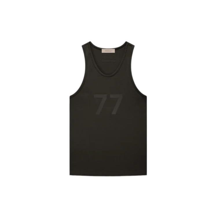 Fear of God Essentials Топ-майка FW22 Черный Цвет Женские Топы Серый FOG-FW22-789