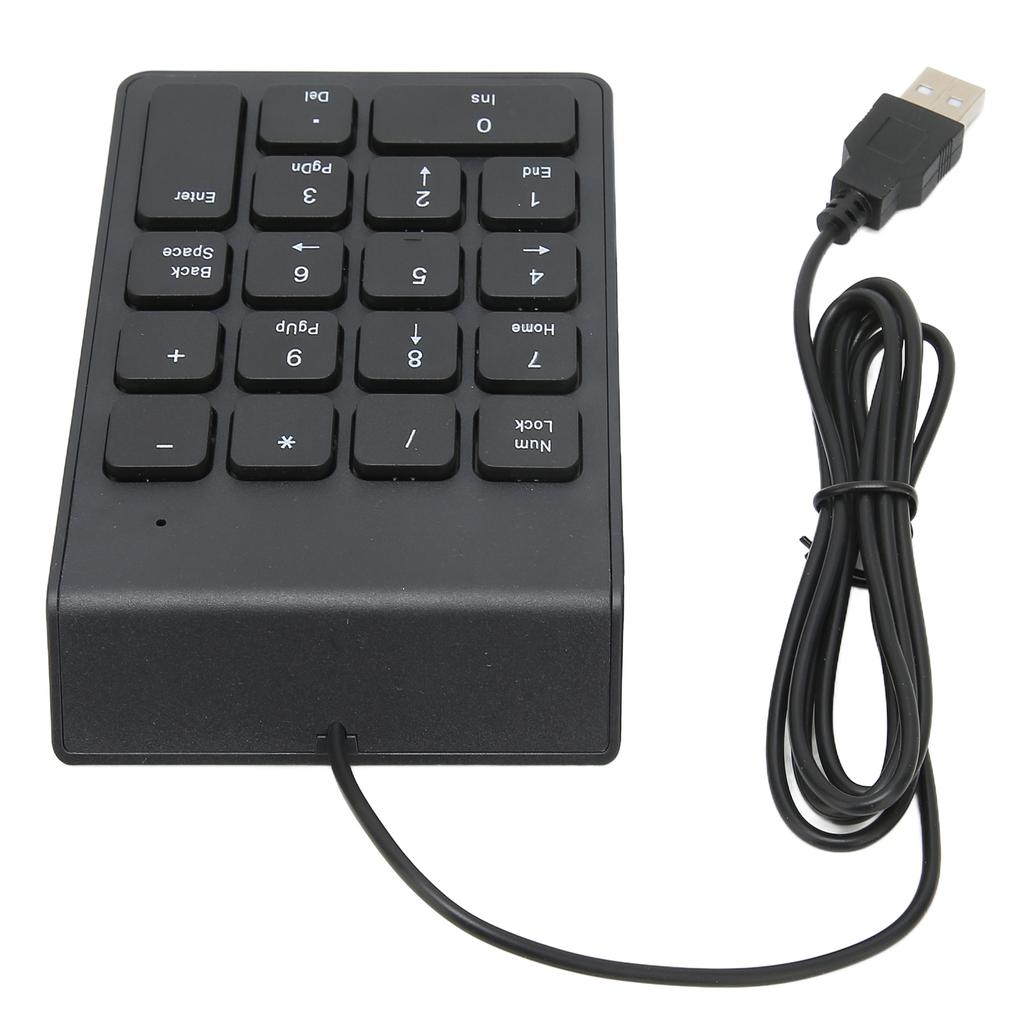 Numeric Keyboard USB Mini 18 Keys Numeric Pad Suitable for PC Desktop Notebook Computers