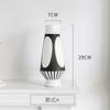 Nordic Creative Black and White Ceramic Vase Abstract Style Flower Arrangement Flower Retro Classic Home Craft Ornament