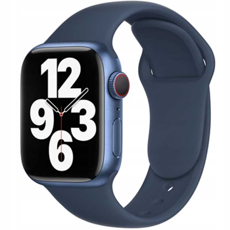 Sc Silicone Band Aw 42/44/45 Ocean Blue