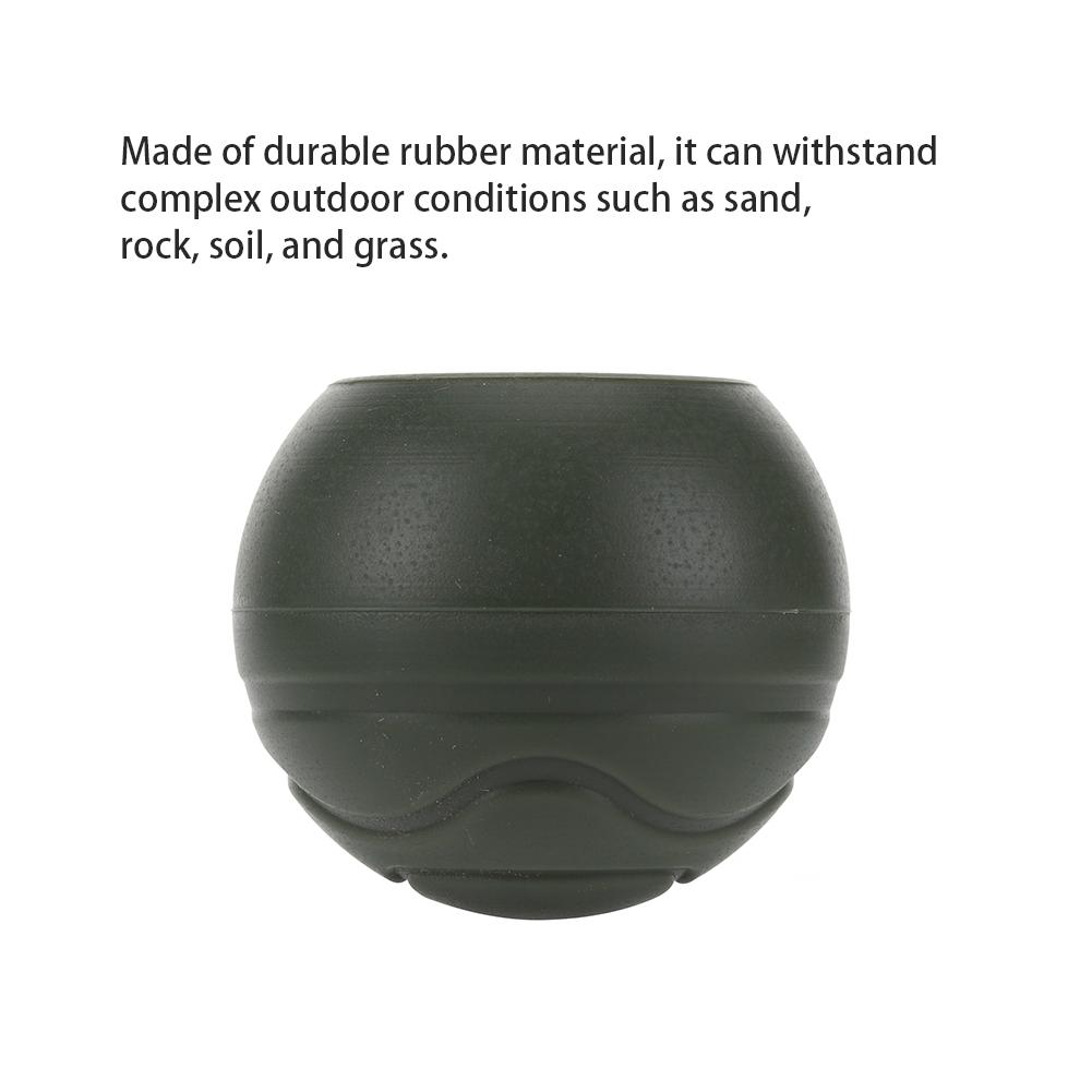 4 шт. Колпачки для ножек кемпингового стула, амортизирующие стабилизирующие резиновые шарики, накладки на ножки стула-луны для неровных поверхностей