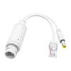 Адаптер-сплиттер Power Over Ethernet POE 48 В - 12 В с видеокабелем и кабелем питания для стандартных устройств