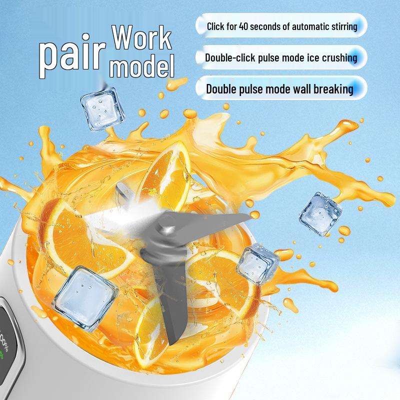 Портативный многофункциональный блендер и чаша для сока - 600 мл, обновленная соковыжималка для измельчения льда