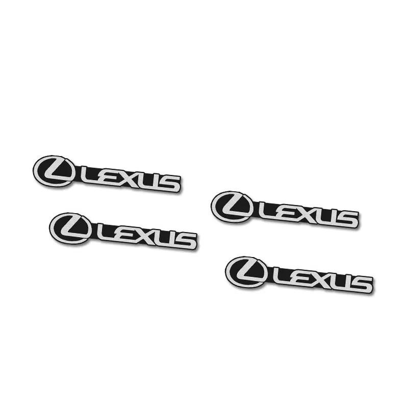 Car Audio Decorate 3D Aluminum Badge Emblem Stickers For Lexus IS250 IS200 CT200h GS300 LS430 RX450h LX570 IS300 ES RX LS IS NXBD8