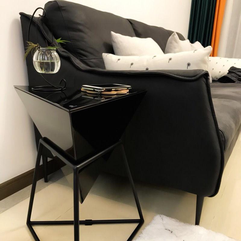 Floor Sofa Small Table Iron Tea Table Living Room Simple Bedside Shelf Light Luxury Art Shelf Scandinavian Minimalist