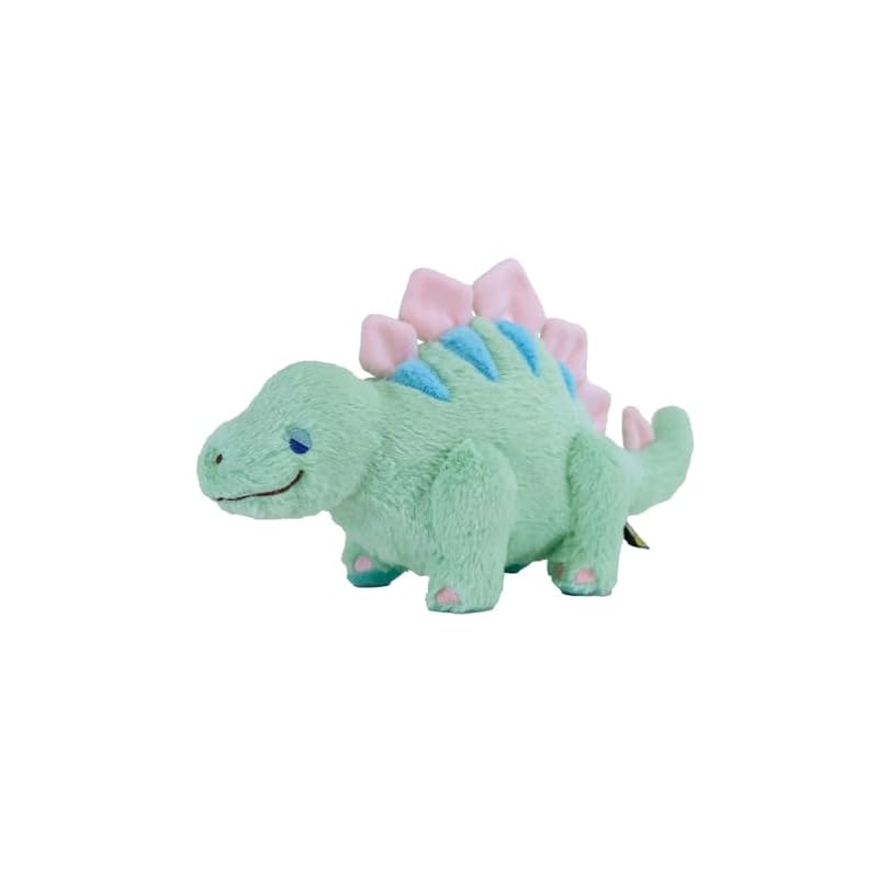 SunLemon Fluffy's Rainbow Plush Toy, Medium Stegosaurus, 12 x 33 x 19 cm, Colorful, Cute, Fluffy Dinosaur, Perfect for Social Media and Photo Shoots,