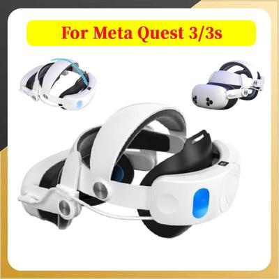 Аккумулятор 10000 мАч Комфортный головной ремень для Meta Quest 3 для Meta Quest 3s Замена элитного ремешка Зарядка PD18W Увеличенное время игры