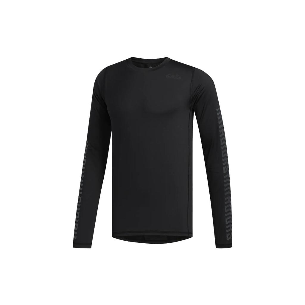 Adidas T Shirts Men's Black Crew Neck Moderate Straight Fit FJ5148
