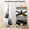 Free-Standing Clothes and Hats Rack Tree-shaped Clothes Rack Metal Coat Rack