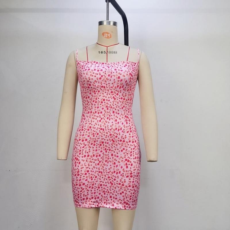 Женские обтягивающие платья с открытой спиной в горошек