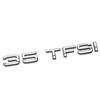 Модифицированные буквы 30, 35, 40, 45, 50 TFSI V6T V8T, смешанная металлическая наклейка на автомобиль, подходит для всех задних знаков автомобиля, наклейки с логотипом