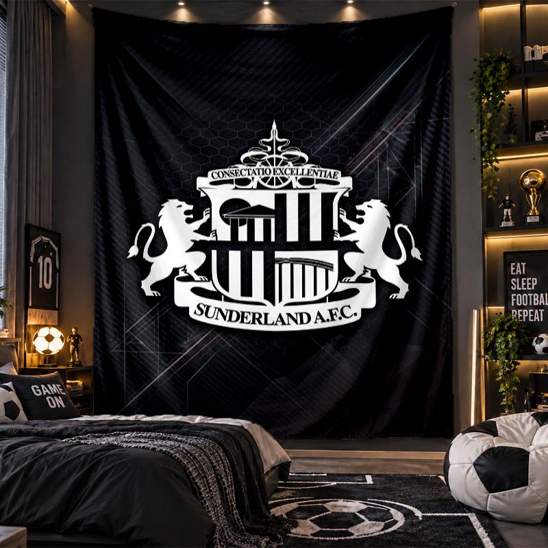 Wall Hanging Tapestry Sunderland Print Cloth for Living Room Bedroom Home Decor