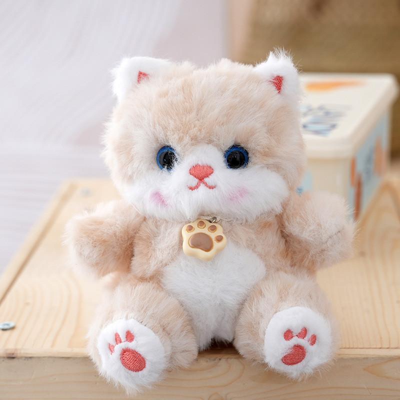 Плюшевая панда, ручная игрушка из мягкого короткого плюша для детей и коллекционеров