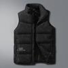 Winter Vest Men's Autumn Warm Cotton Jacket Oversized Men's Jacket Vest Loose Cotton Jacket