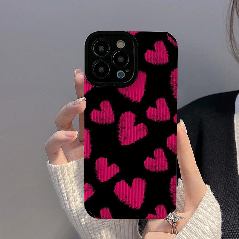 Винтажный чехол с принтом "Леопардовая любовь и поцелуй" для iPhone 17 Air 13 12 11 14 15 Pro Max Mini 16 Plus, мягкий силиконовый, противоударный, полное покрытие
