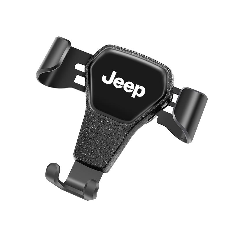Gravity Car Mount GPS Phone Holder Vent Stand Accessories For Jeep Grand Cherokee Wrangler JK Gladiator Compass Renegade Recon
