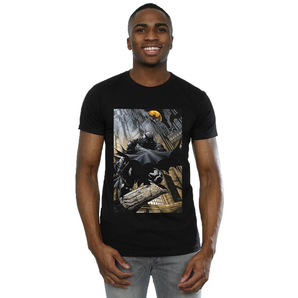 DC Comics Mens Batman Night Gotham City T-Shirt