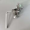 Retractable Cowbell Stand Rod with Extension & Clip for Jazz Drums