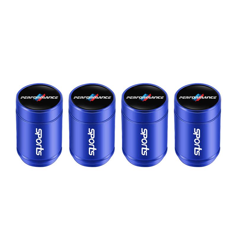 4Pcs Car Wheel Tire Valve Stems Caps Aluminum Tyre Rim Stem Covers For BMW Performance E87 F10 E90 E70 F30 F40 M F20 E60 E39 E46