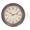 Vintage Wall Clock Silent Quartz Movement Round Decorative Retro Hanging Clock for Living Room