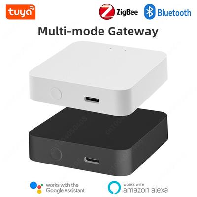 Tuya Zigbee Шлюз Беспроводной Bluetooth BLE Mesh Хаб Умный Дом Мост Приложение Smart Life Удаленное Управление Работает с Alexa Google Home
