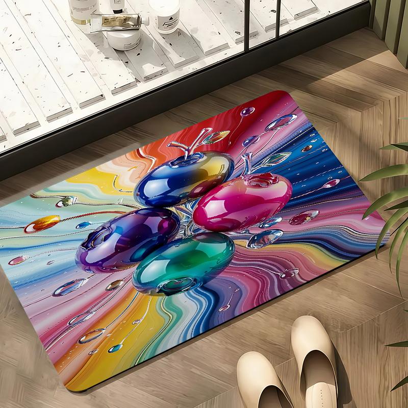 2025 New Colorful FruitsCarpet Rug for Living Room Bedroom Home Sofa Decoration,Kids play Non-slip Floor Mat