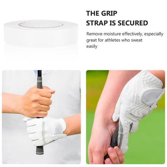 50M/Рулон Лента для ручек клюшек для гольфа Противоскользящая Впитывающая пот Клейкая Профессиональная для дерева и железа