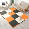 Puzzle Floor Mat Well Matching Protective Decorative Area Rugs Protective Floor Tiles Mat for Home