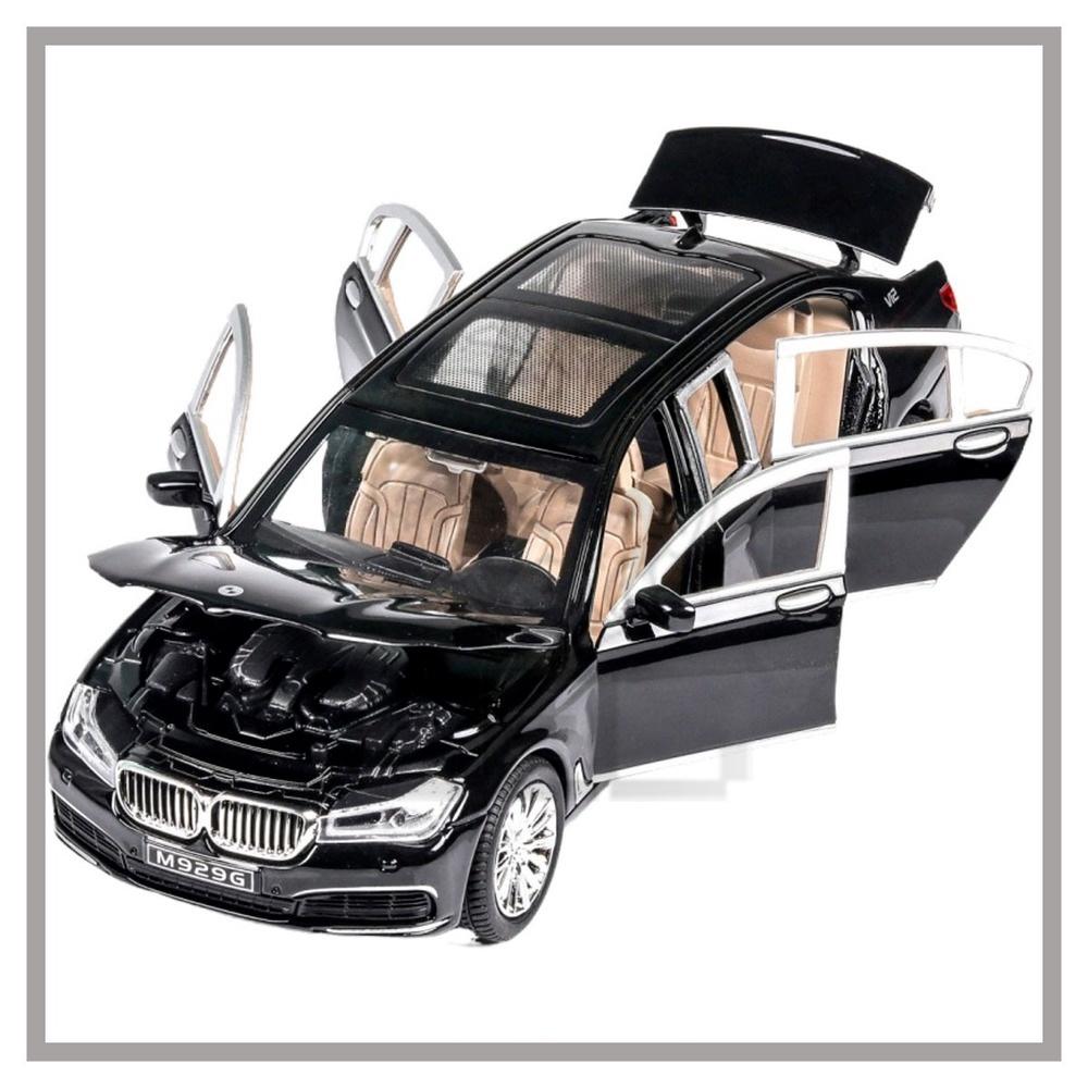 РаспродажаKLT 1:24 BMW 760, литая под давлением модель автомобиля из сплава для детей, игрушки для мальчиков, игрушки для детей, машинки, игрушки