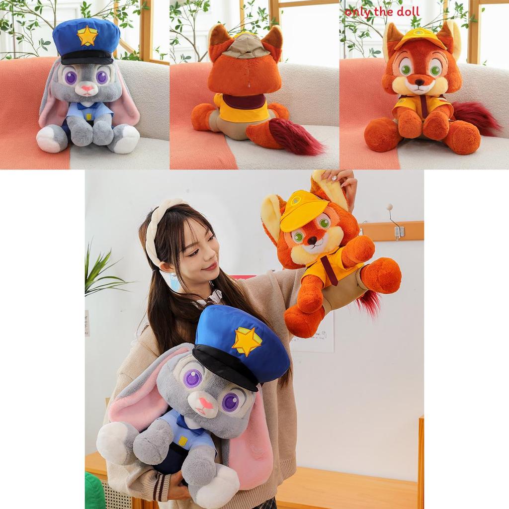 Плюшевая игрушка животное Джуди Ник Зверополис Мягкая подушка для детей и девочек