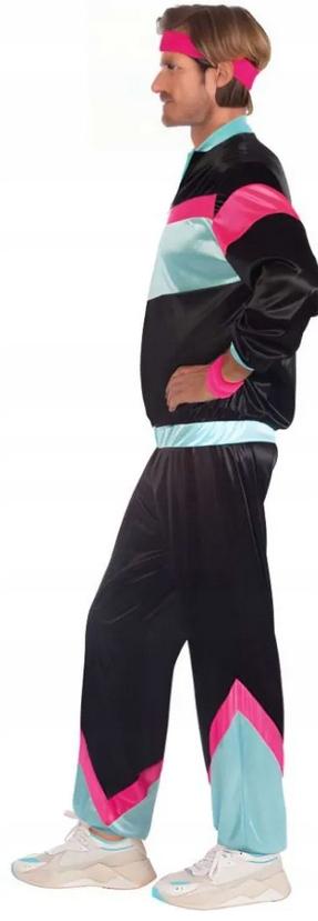 Costume Outfit Athlete Tracksuit Tracksuit Disco 80s Carnival Ball Party /