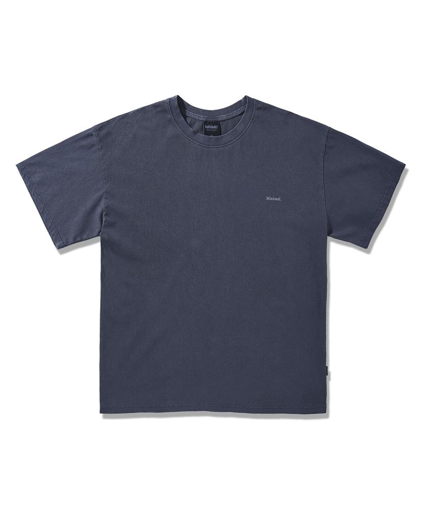 MINIMALPROJECT Paisley Pigment Short Sleeve T-Shirt Mst170 [Lightnavy]